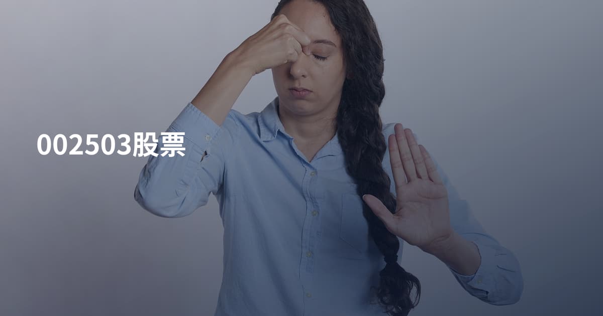 002503股票