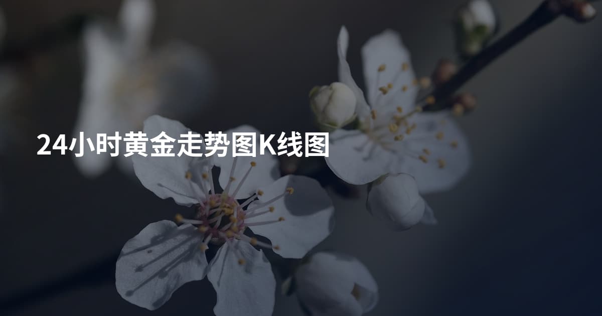24小时黄金走势图K线图
