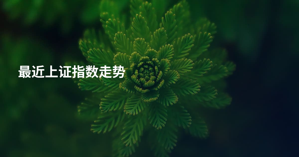 最近上证指数走势