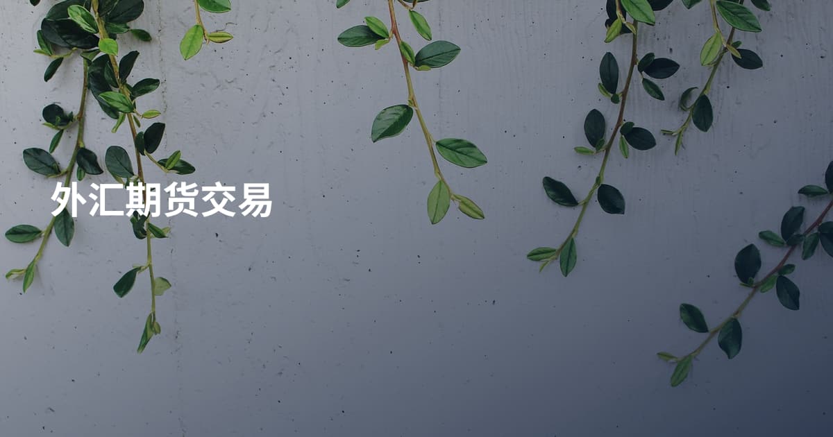 外汇期货交易