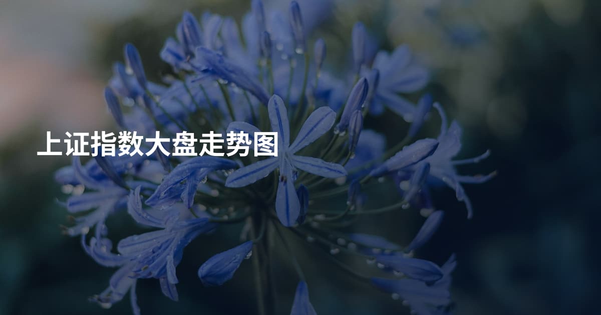 上证指数大盘走势图