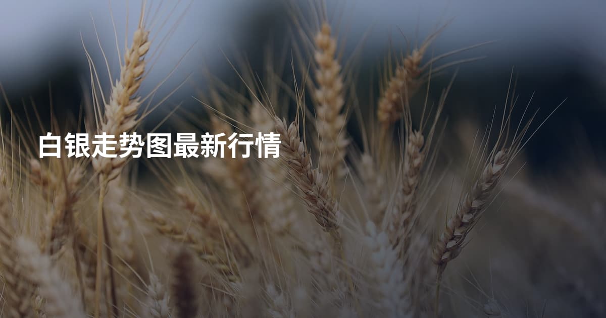 白银走势图最新行情