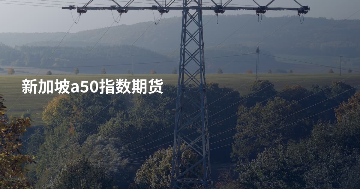 新加坡a50指数期货