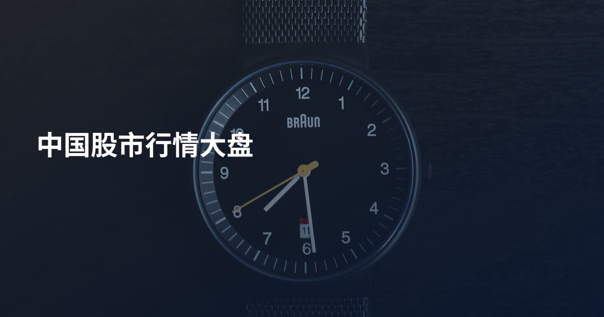 中国股市行情大盘