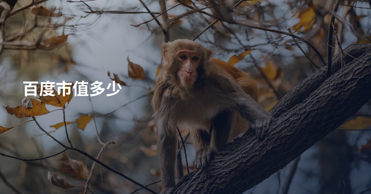 百度市值多少