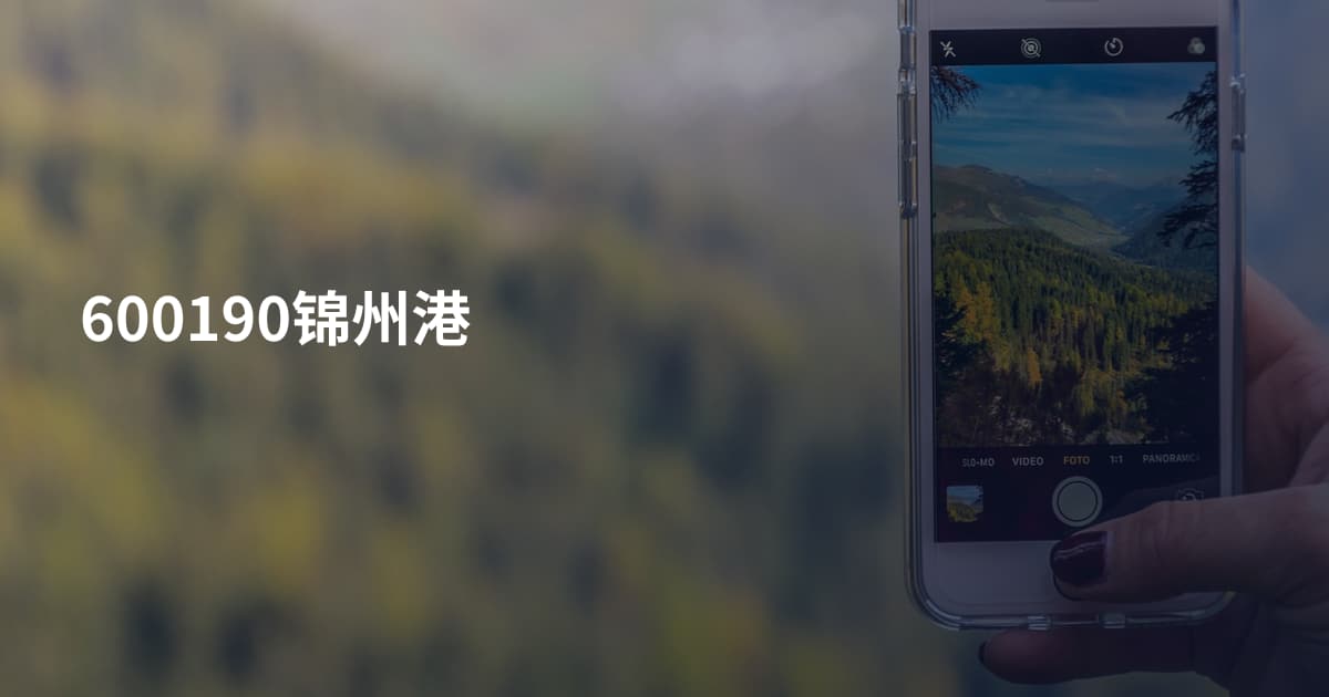 600190锦州港