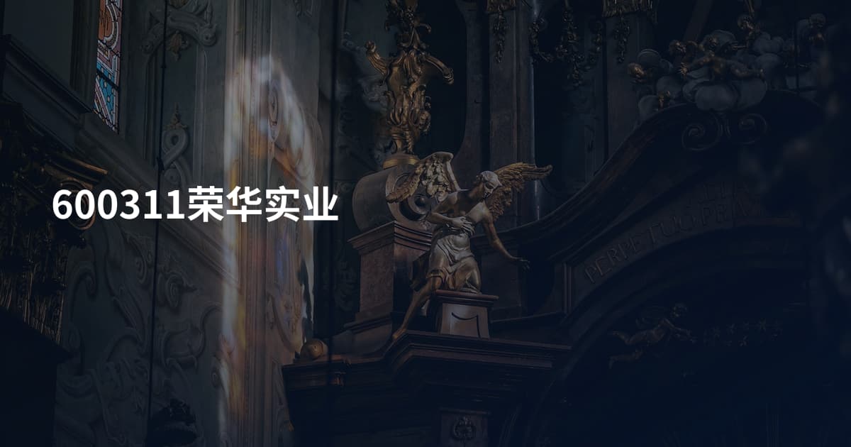 600311荣华实业