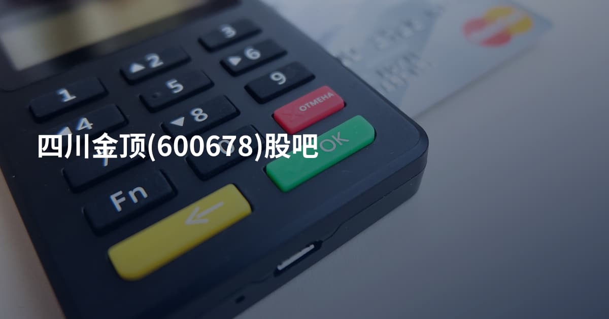 四川金顶(600678)股吧