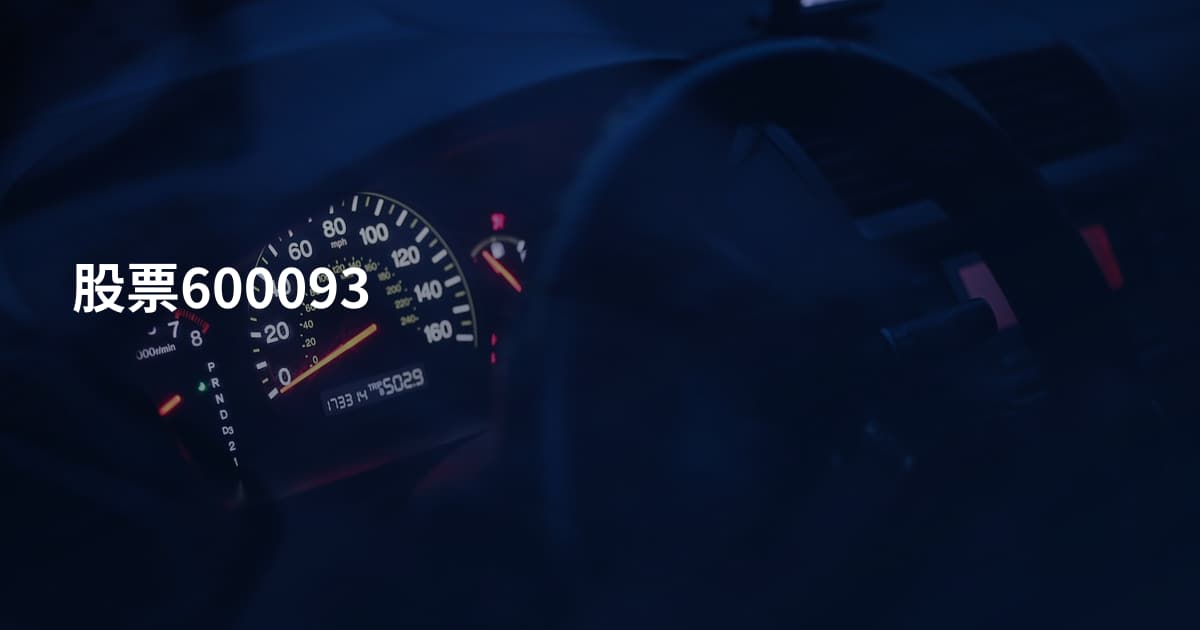 股票600093