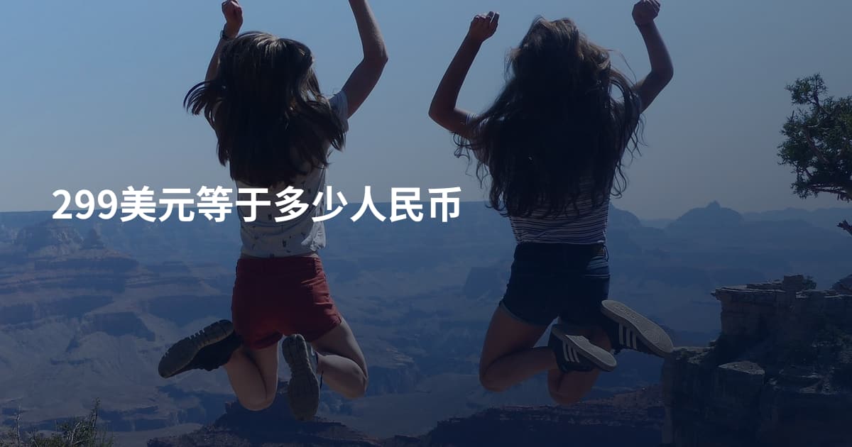 299美元等于多少人民币