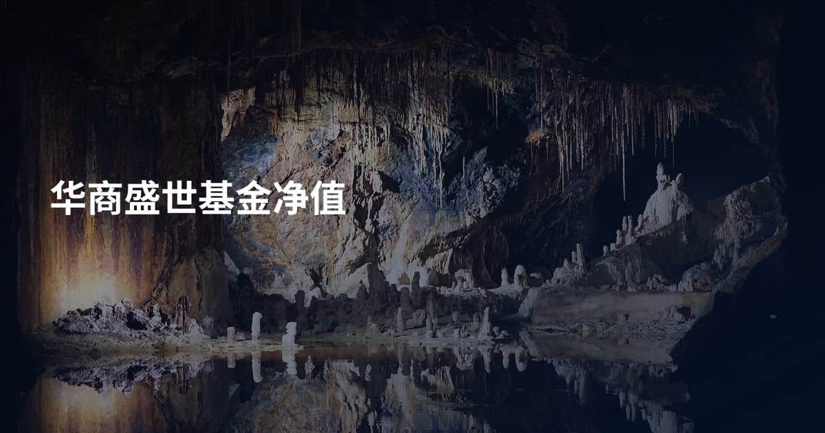 华商盛世基金净值