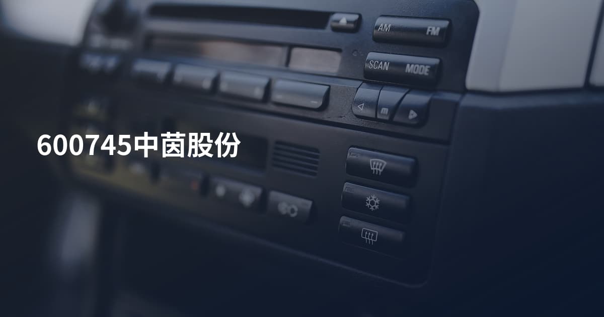 600745中茵股份