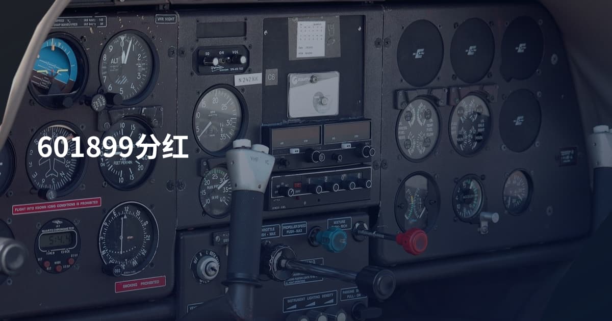 601899分红