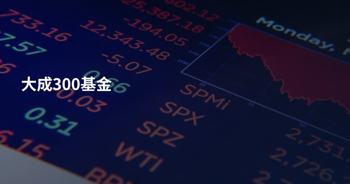 大成300基金