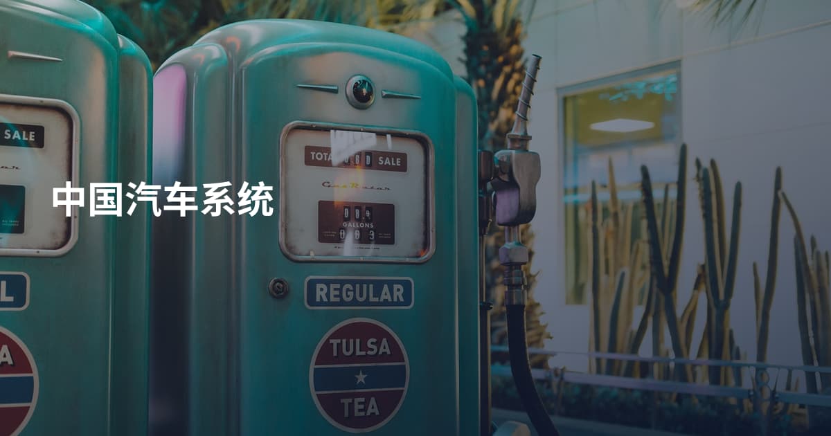中国汽车系统