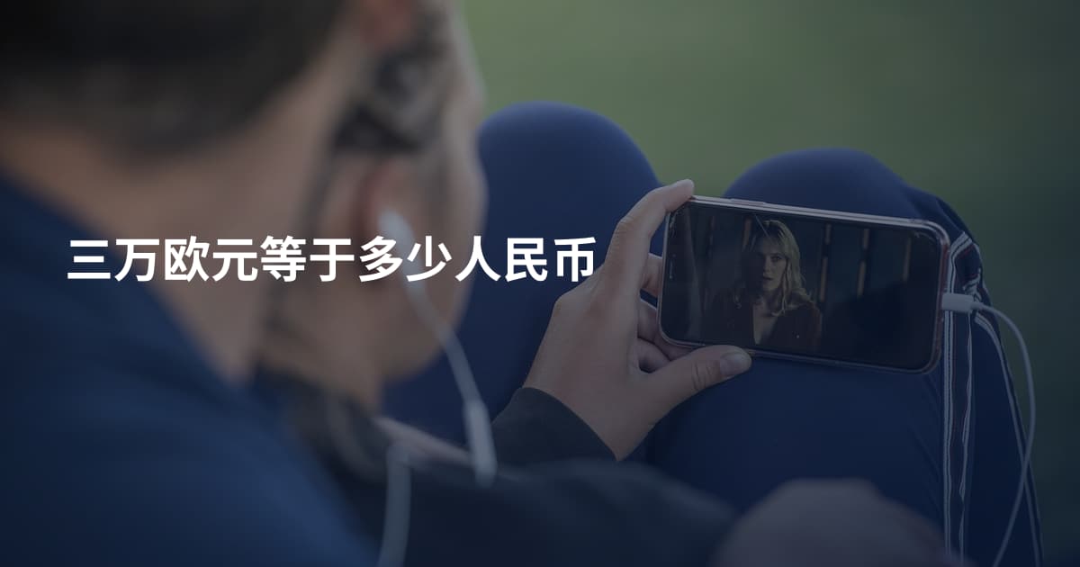 三万欧元等于多少人民币