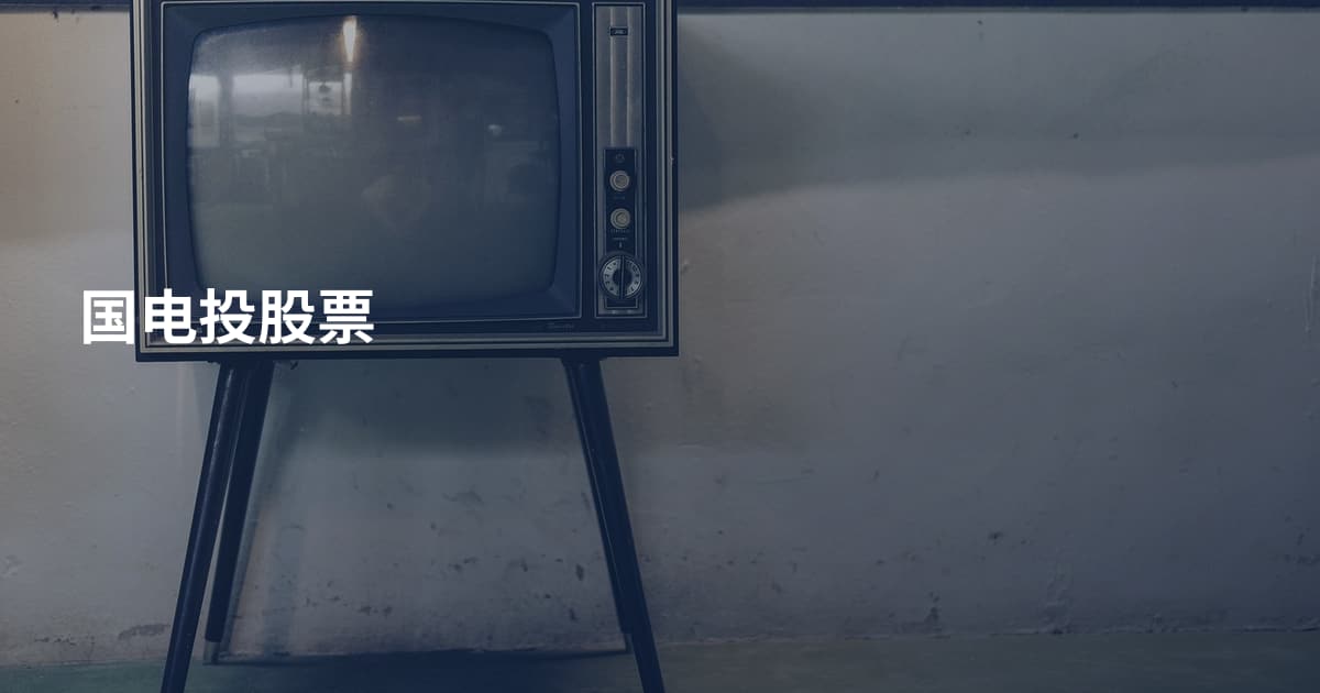 国电投股票