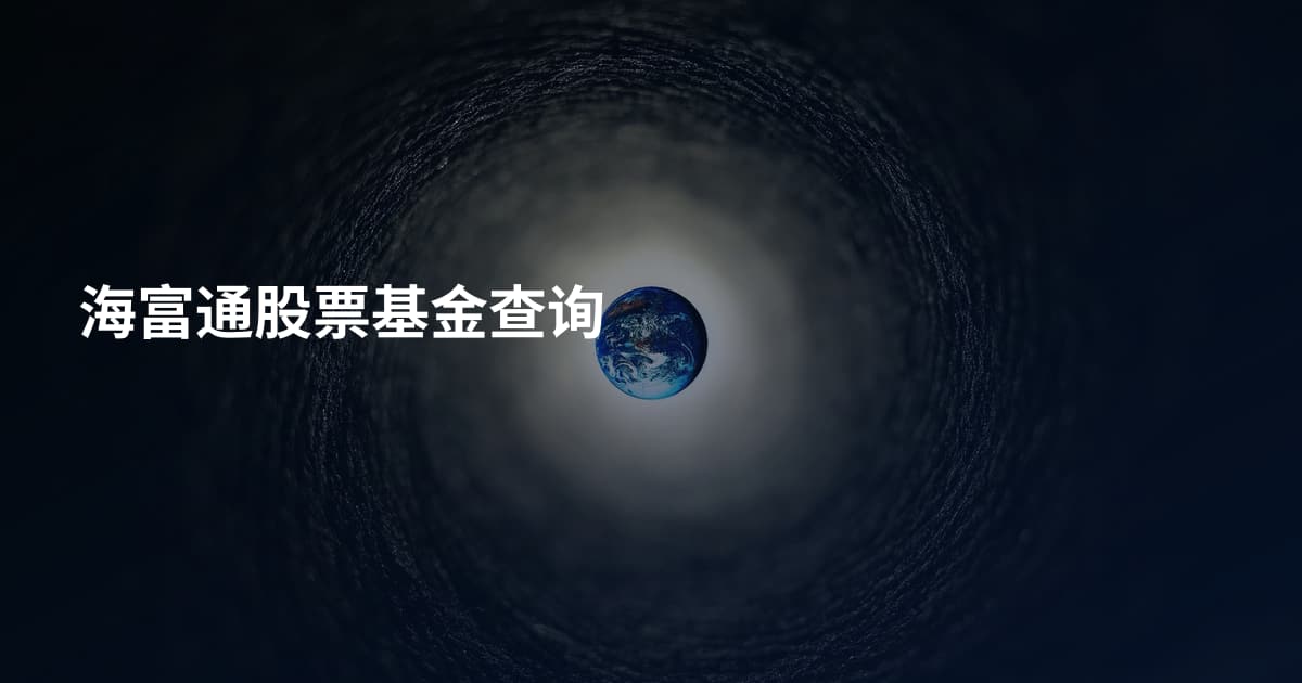 海富通股票基金查询