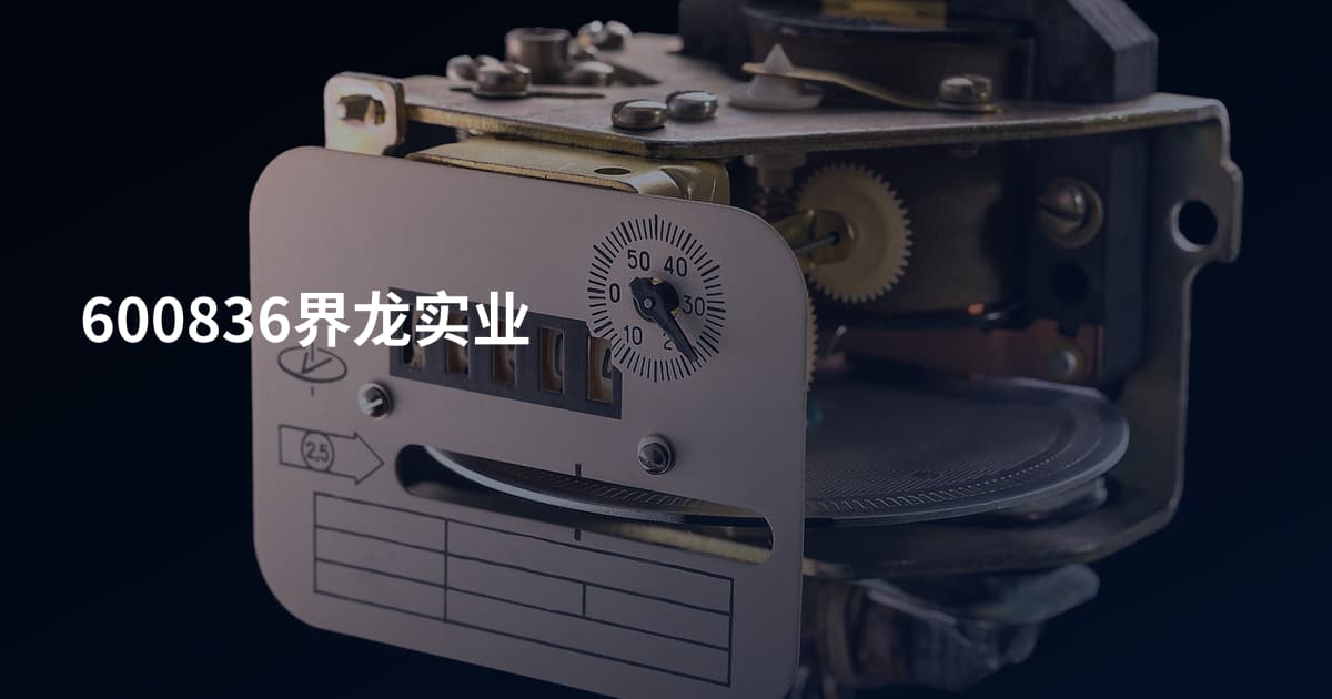 600836界龙实业