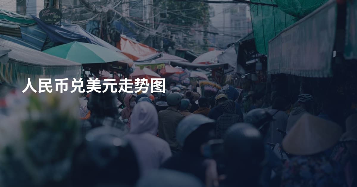 人民币兑美元走势图