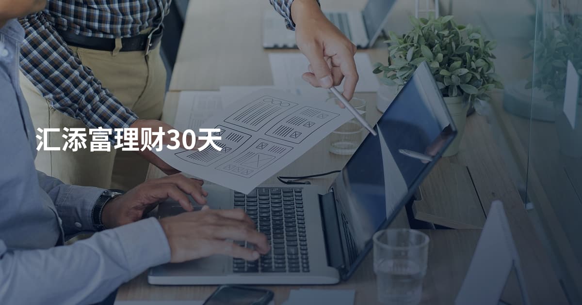汇添富理财30天