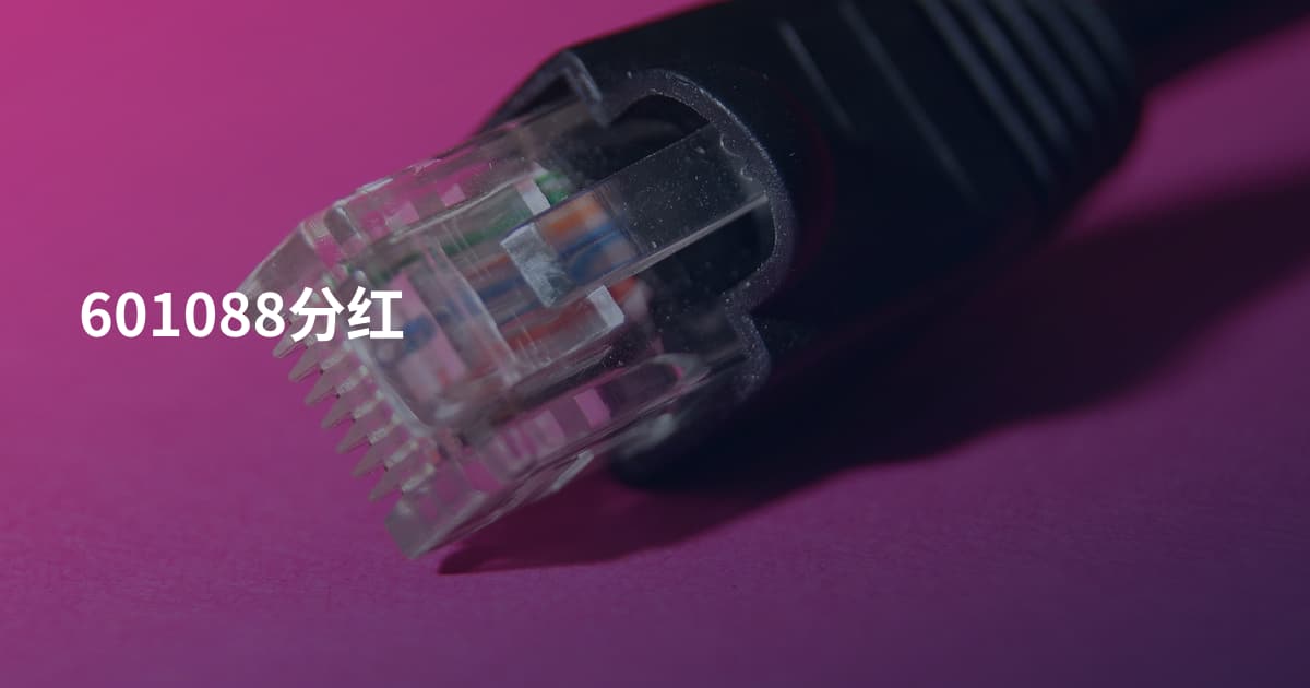 601088分红