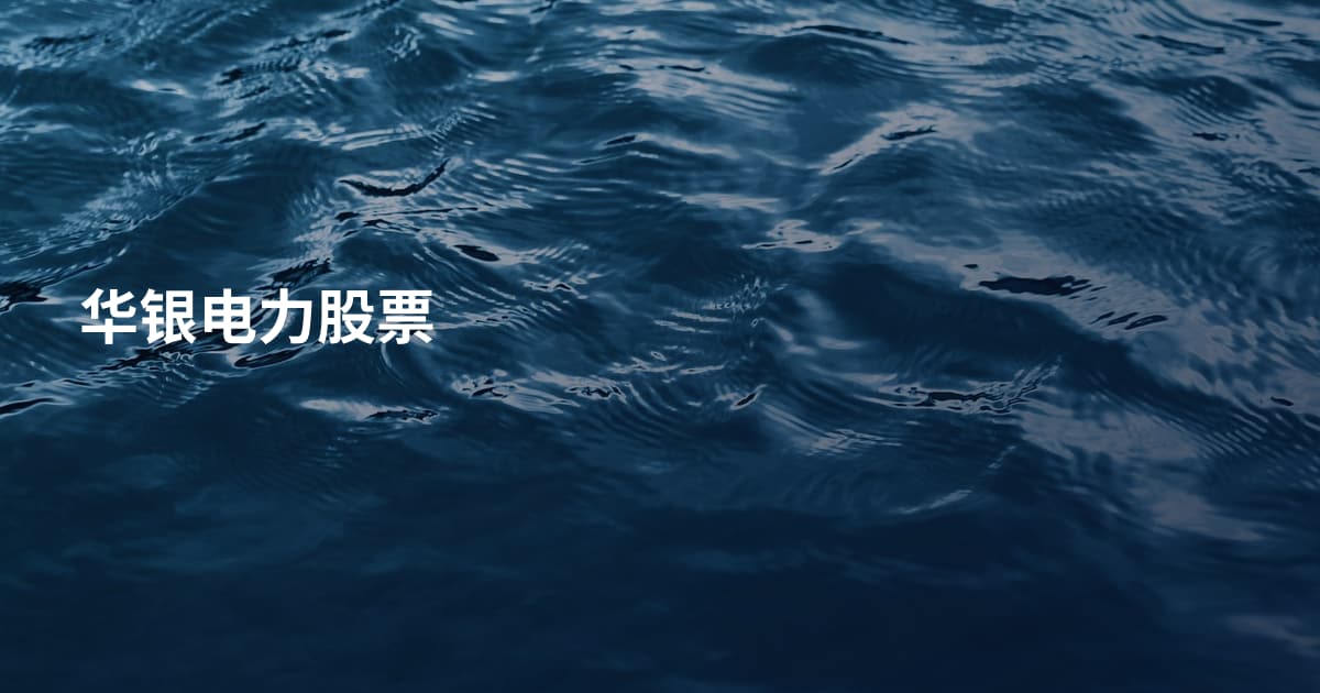 华银电力股票