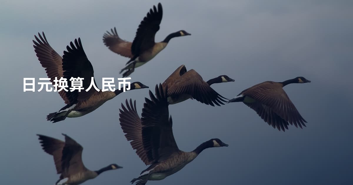 日元换算人民币