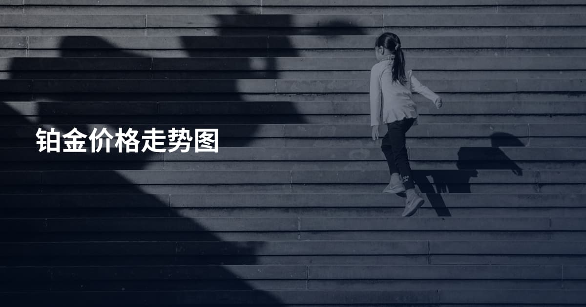 铂金价格走势图
