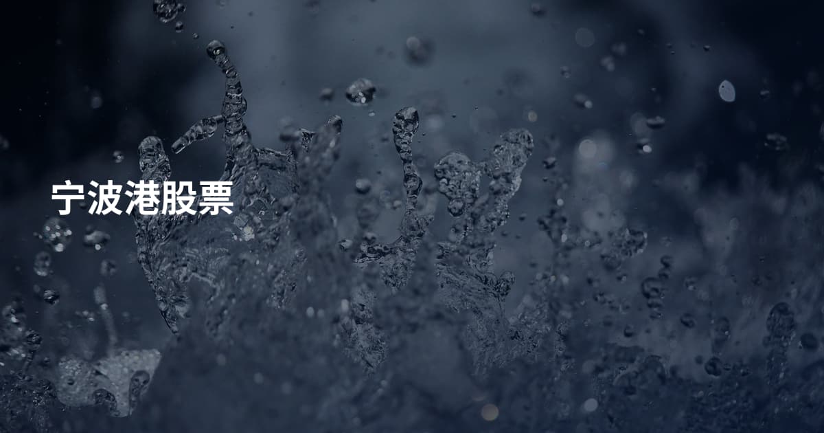 宁波港股票