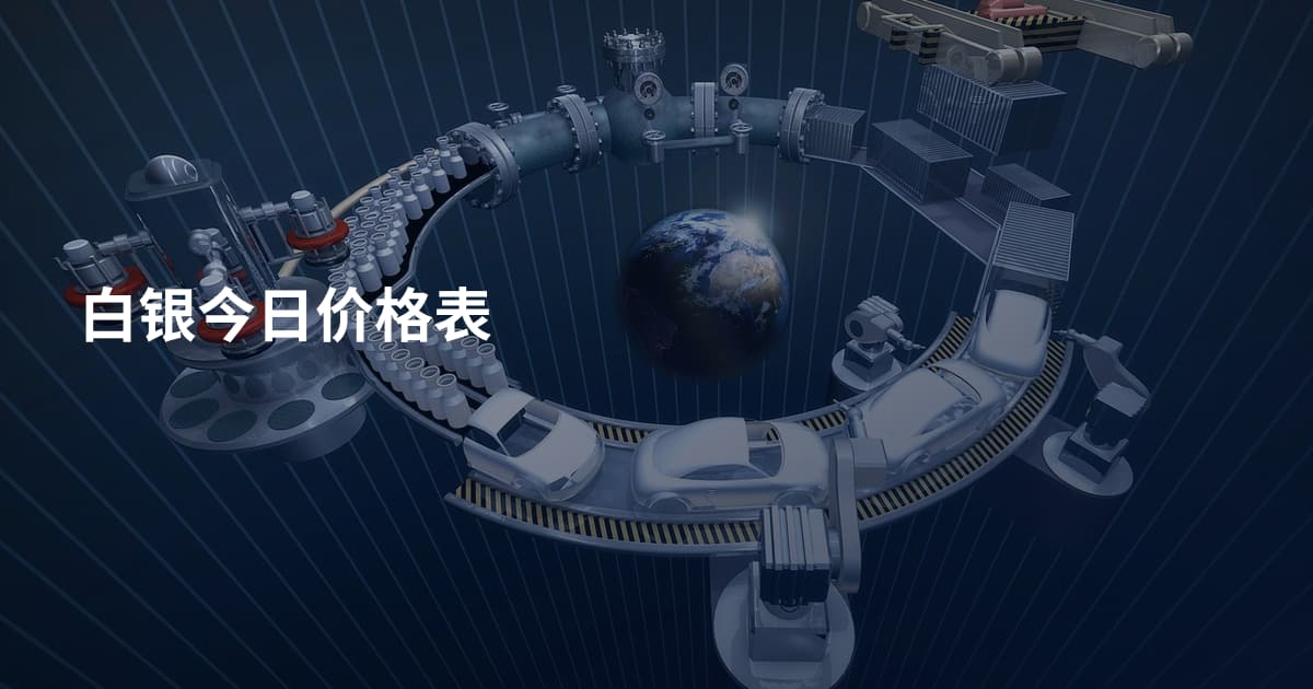 白银今日价格表