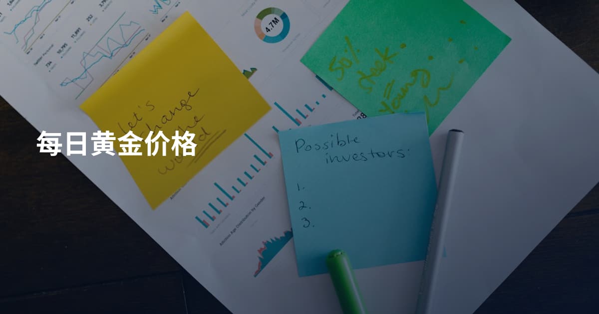 每日黄金价格