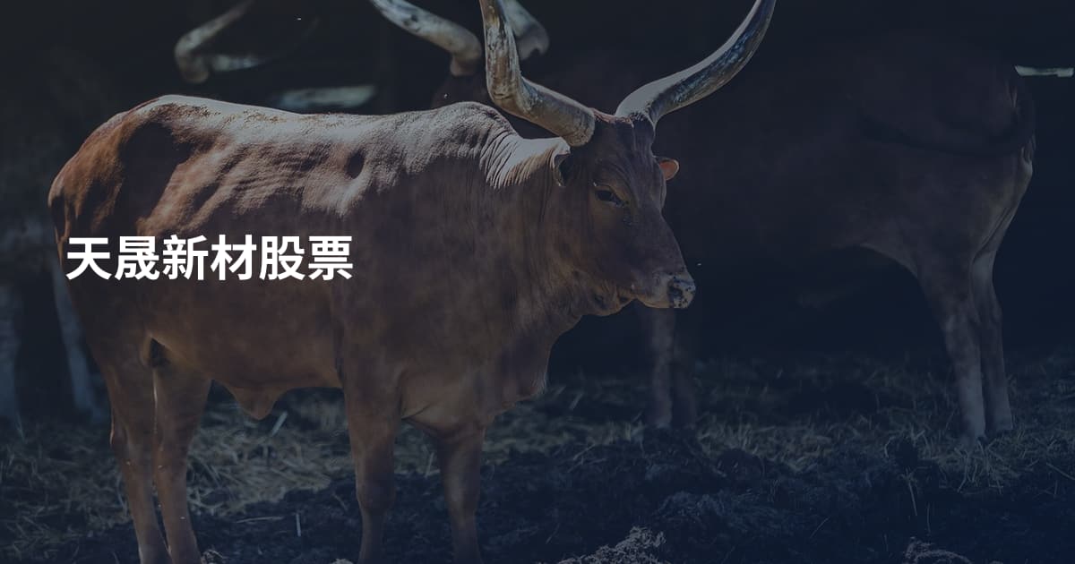 天晟新材股票