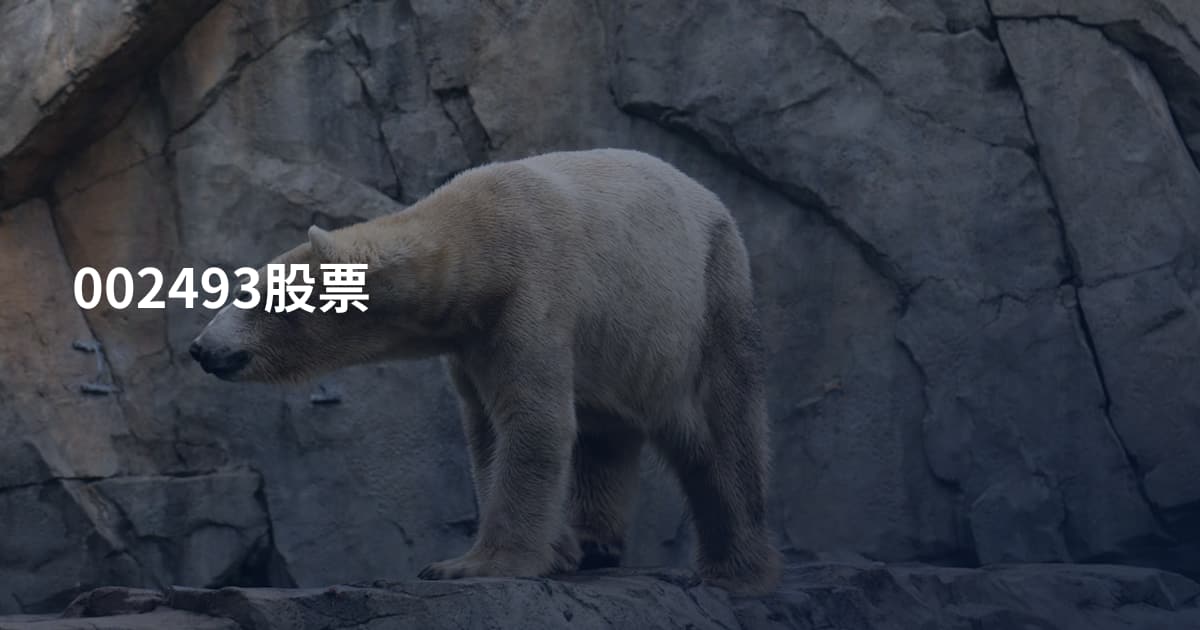 002493股票
