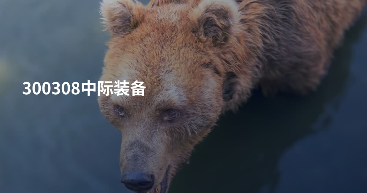300308中际装备