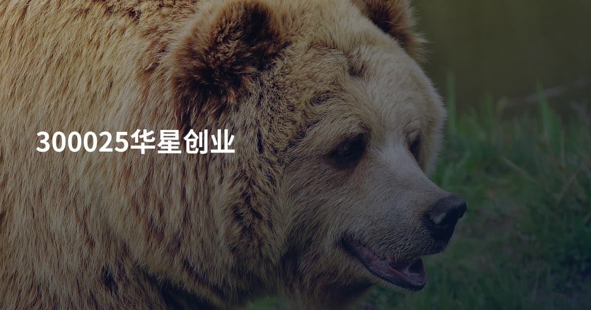 300025华星创业
