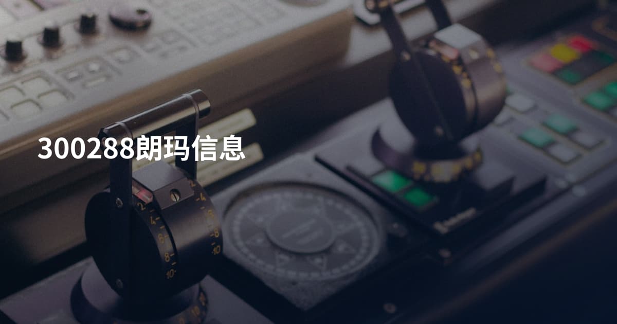 300288朗玛信息