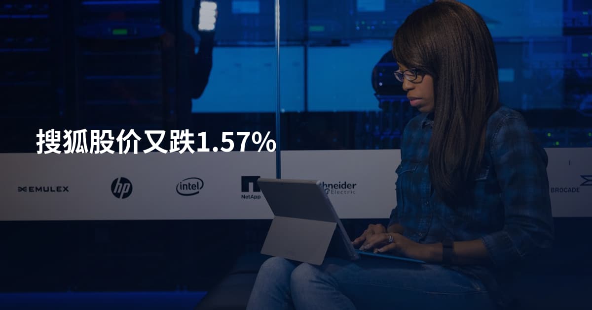搜狐股价又跌1.57%