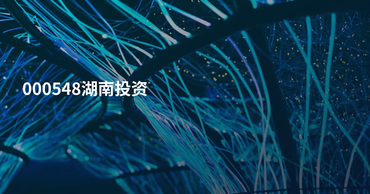 000548湖南投资