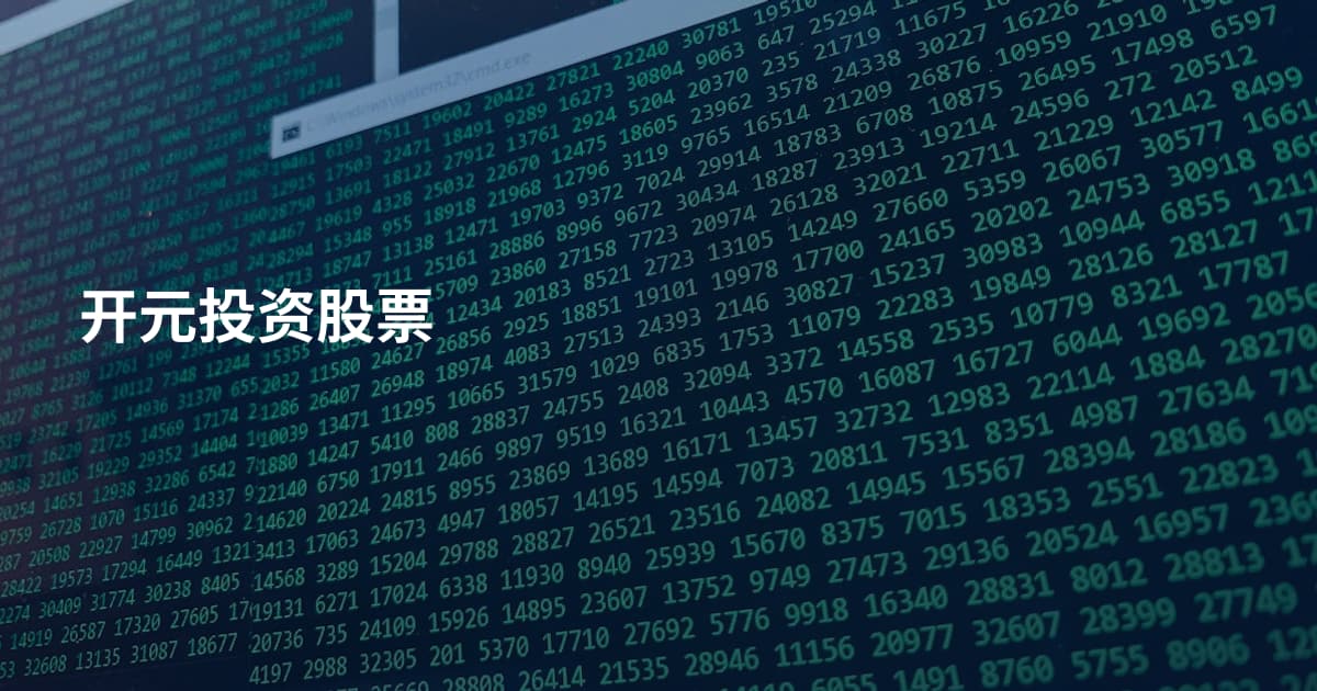开元投资股票