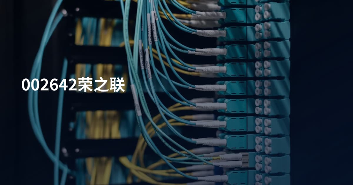 002642荣之联
