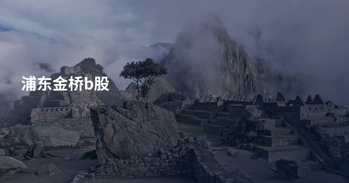 浦东金桥b股