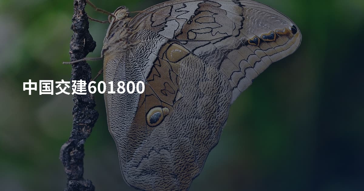 中国交建601800