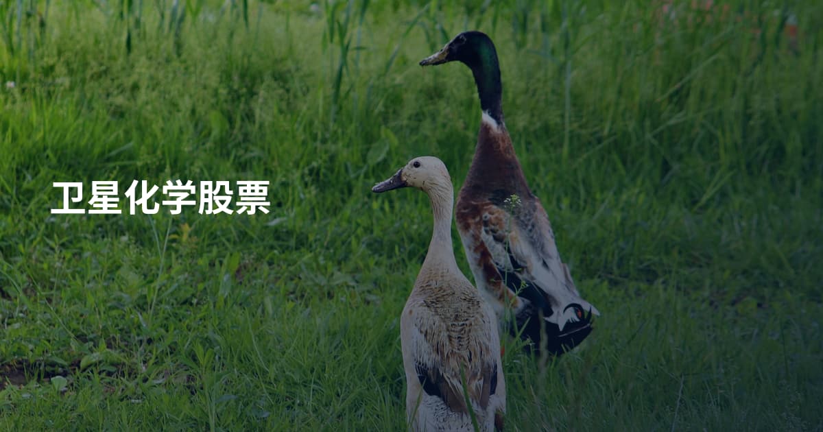 卫星化学股票