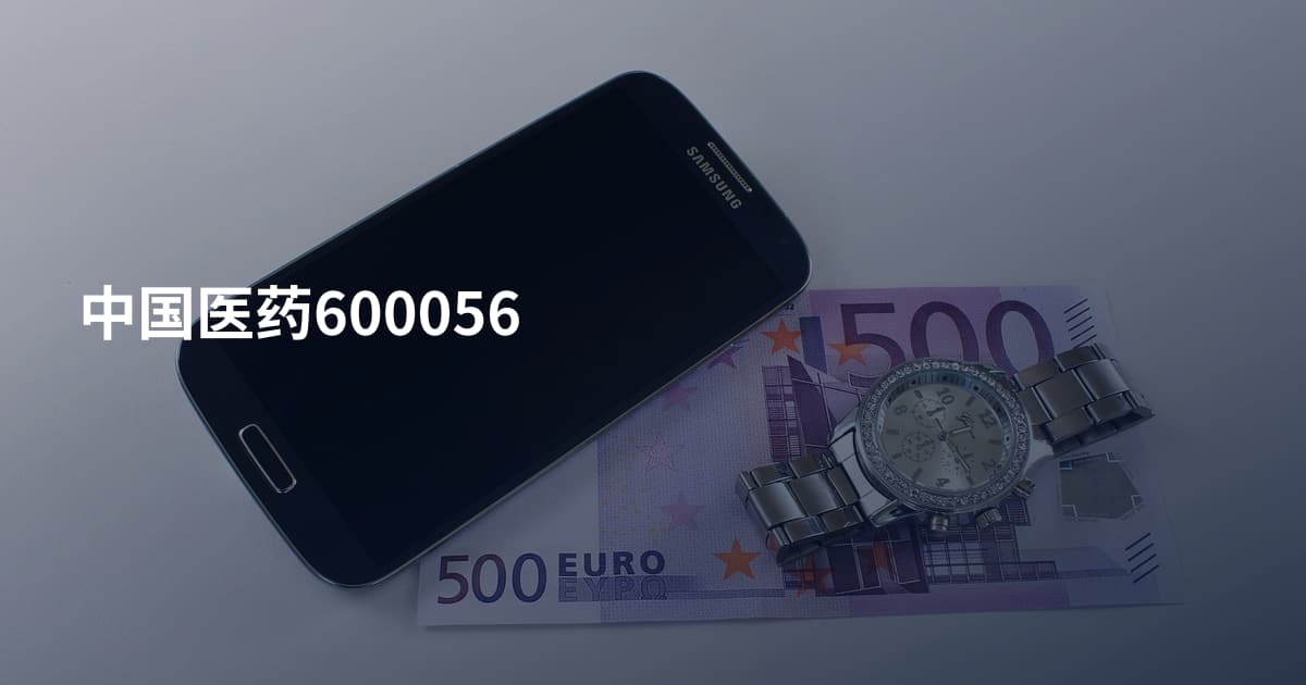 中国医药600056