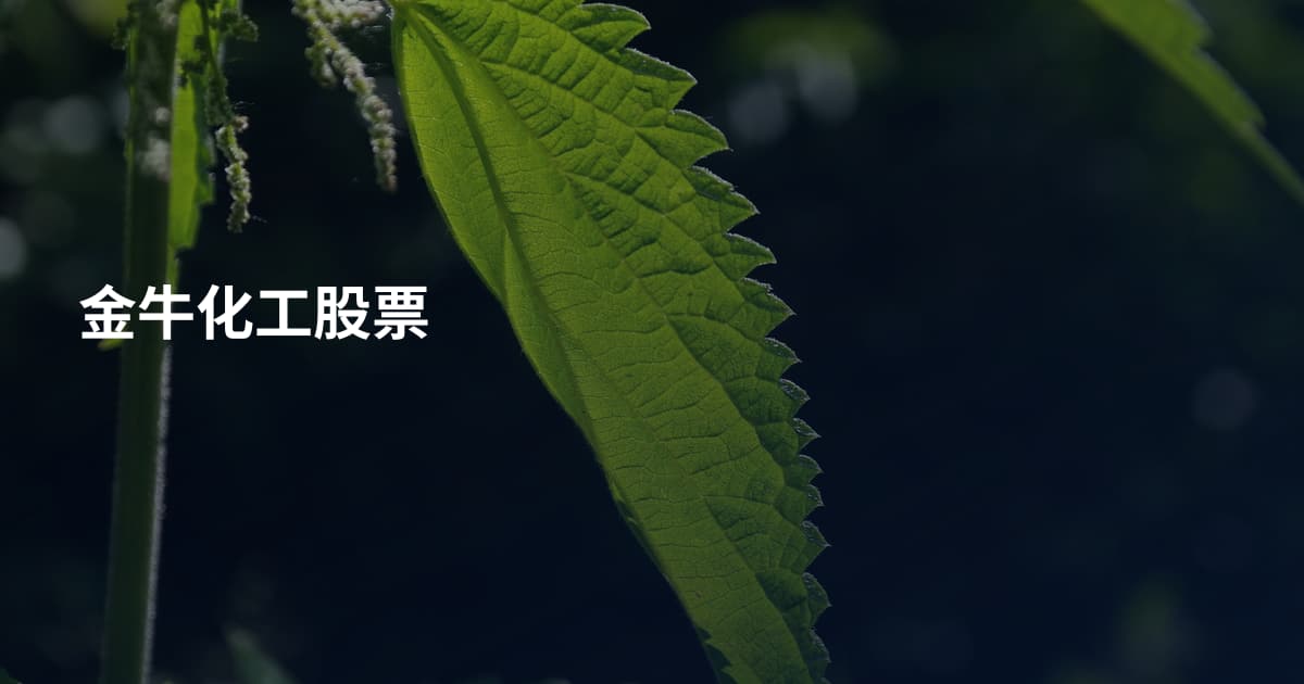 金牛化工股票