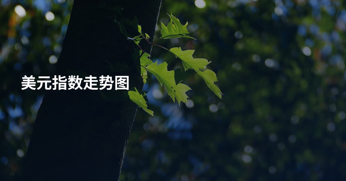 美元指数走势图