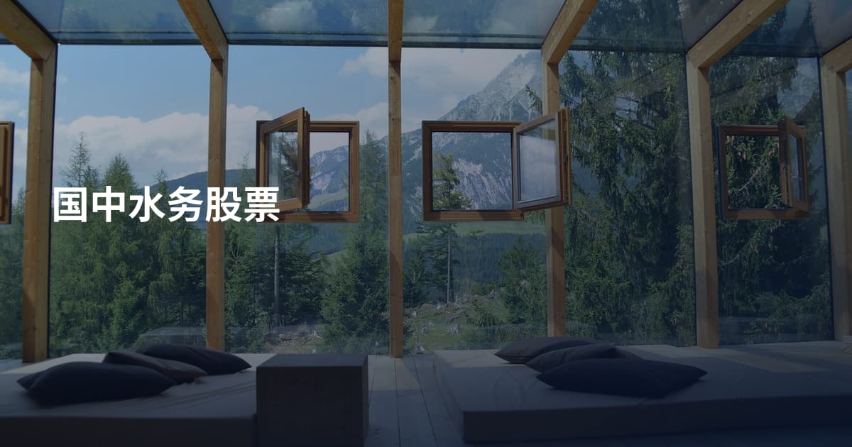 国中水务股票