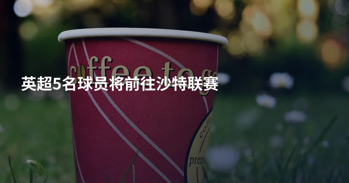 英超5名球员将前往沙特联赛