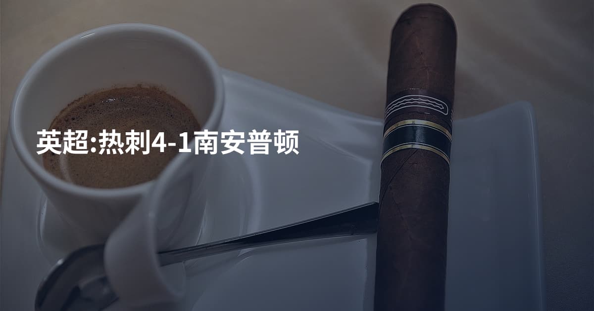 英超:热刺4-1南安普顿